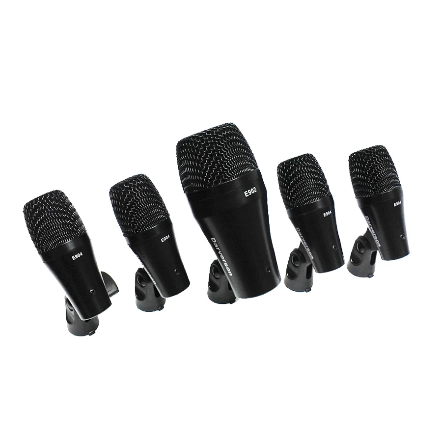 D112 MKII E902 PGA52 D40 E904 PGA56 kick bass snare tom микрофон hihat 5 набор барабанов микрофон Инструмент Динамический микрофон майка