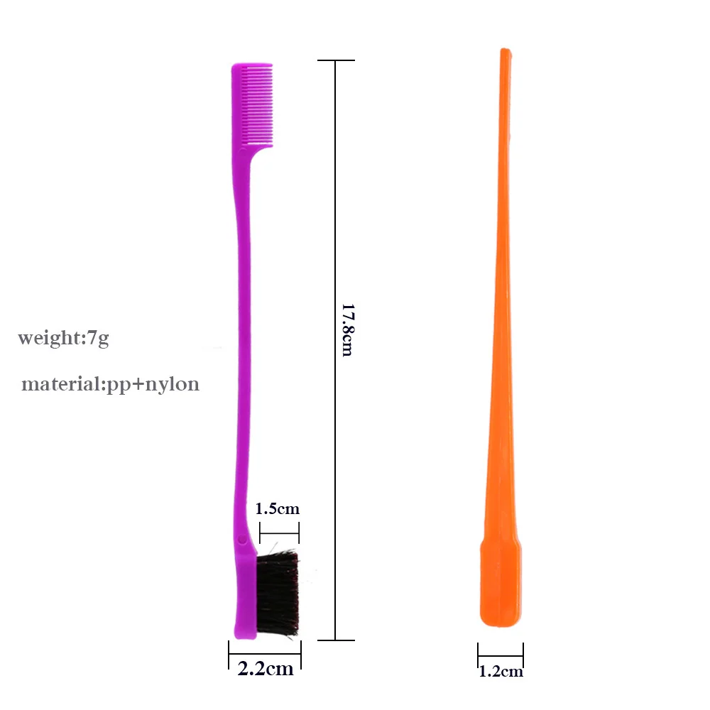 2021 инструмент для груминга бровей Уход за ребенком двусторонняя щетка расческа