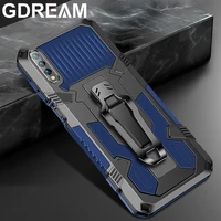 gdream shockproof protective case for huawei enjoy 8 7c 10plus nova 4e 5t 7i back clip stand phone cover for honor 9x 9s 20 20s