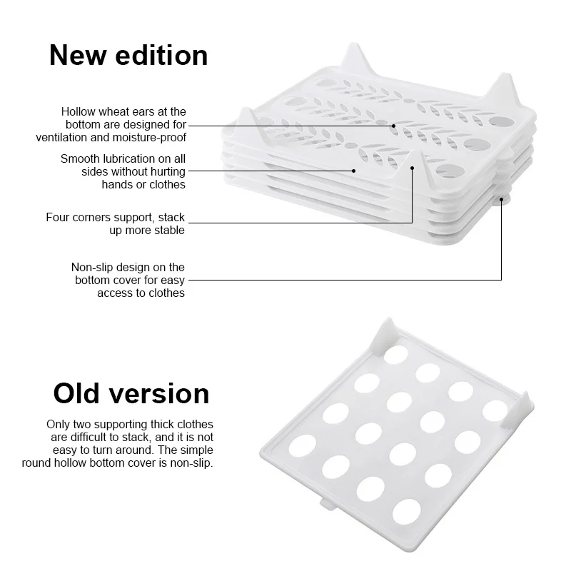 Складной органайзер для одежды и рубашек складной футболок разделители домашнее