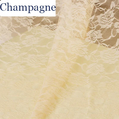 Champagne 10 м белый кружевной фон свадебное украшение арки вечерние скатерти Декор кружевной ткани драпировка студийный свадебный фон, ткань - Цвет: Champagne