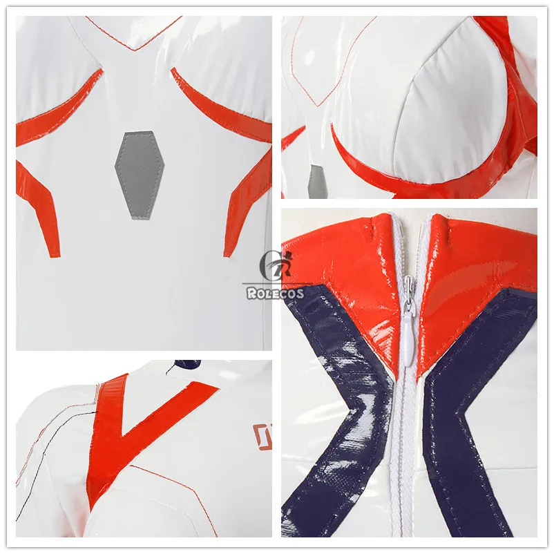 Женский кожаный костюм ROLECOS из аниме ЭВА пикантный для косплея ЕВА АСУКА Лэнгли