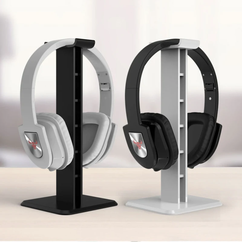 

Headphone Stand Headset Holder With Aluminum Supporting Bar Flexible Headrest ABS Solid Base for All Bose head-mounted Headphone