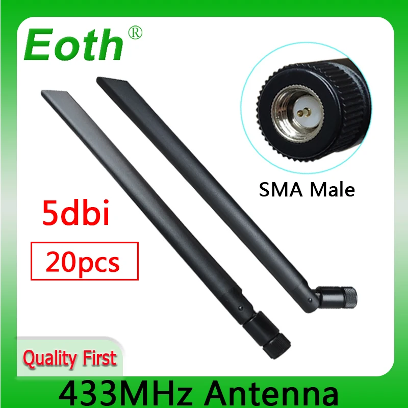 

Антенна EOTH 5 дБи, 433 МГц, 20 шт., с высоким коэффициентом усиления