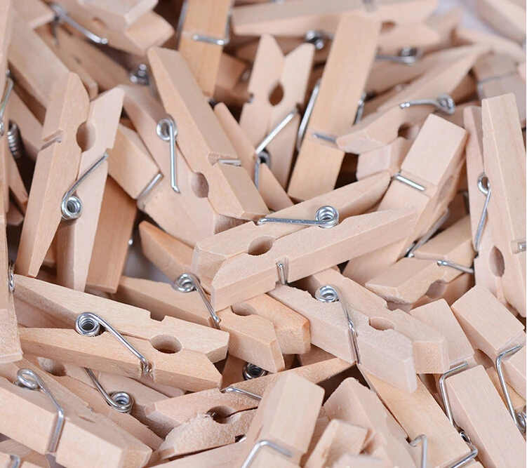 Прищепки деревянные 50 шт./лот мини-зажимы для фотобумаги ручной работы прищепки