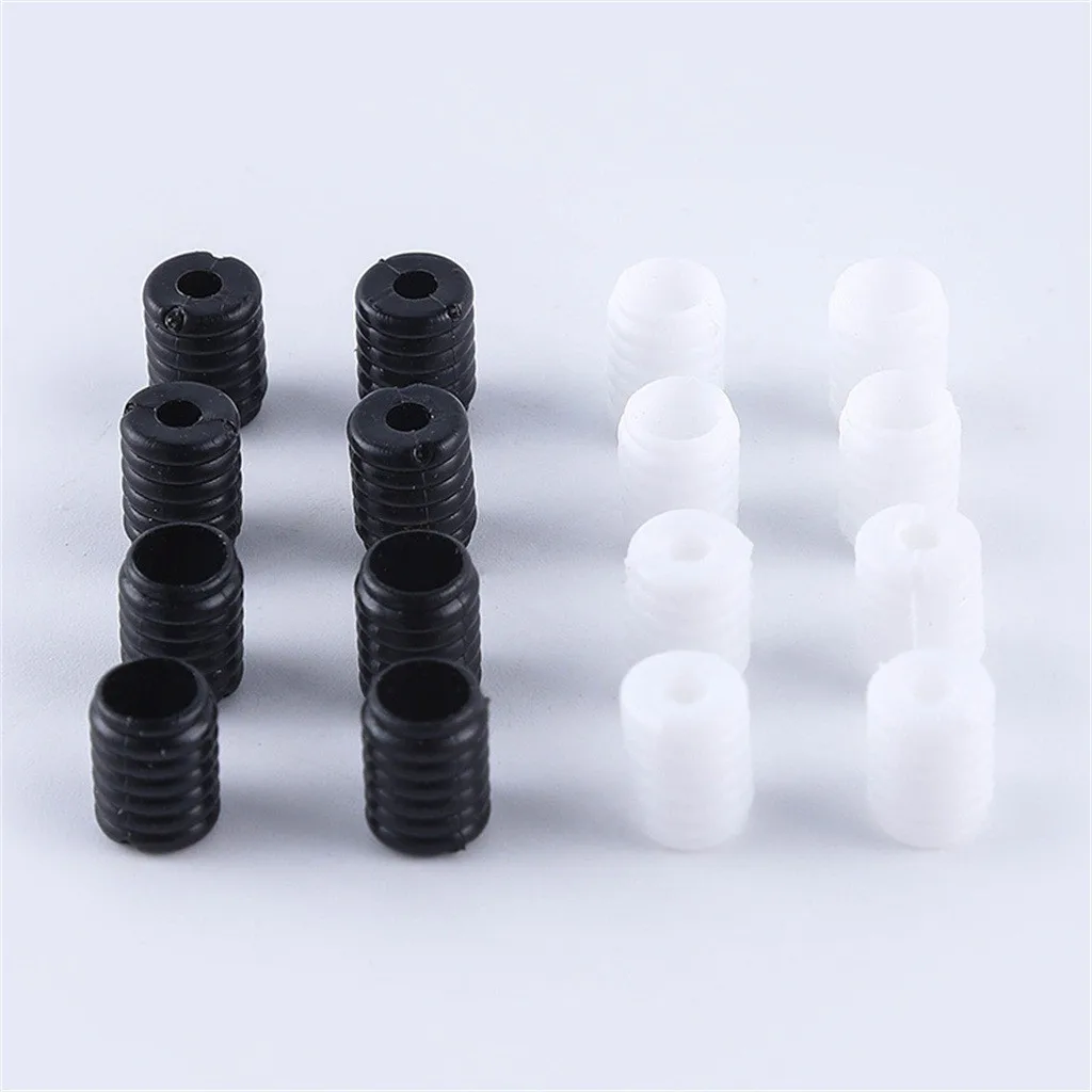 

400pc Flat Adjustment Buckle Beads Silica Gel Bottons for Mask Elastic Cord Stopper Rope Lock DIY Strap Cord End Cord Locks A50