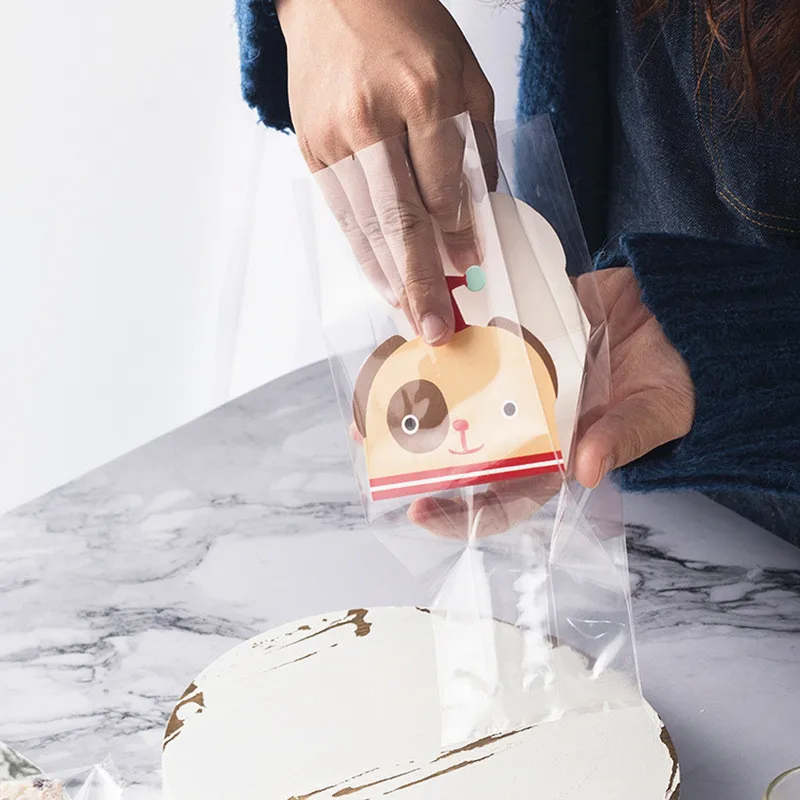 Пластиковые пакеты для выпечки печенья мешочек конфет 50 шт. | Дом и сад