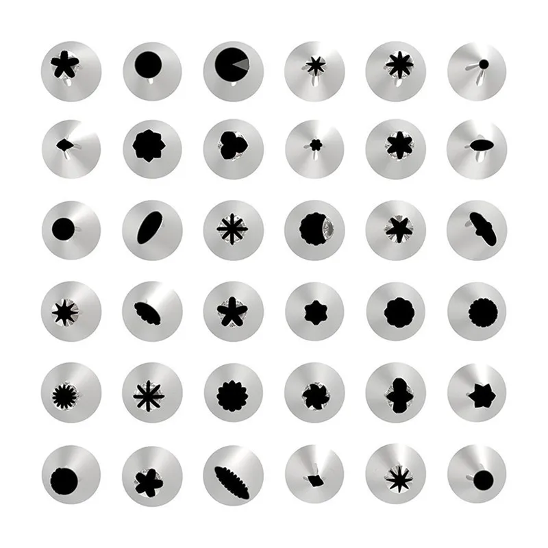 

72pcs Cake Decorating Supplies Sets with Icing Tips, Pastry Bags, Icing Smoother, Piping Nozzles Coupler DIY Baking Pastry Tools