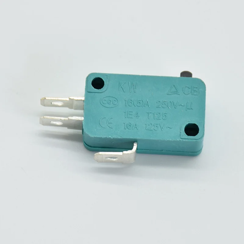 2 шт микро концевые переключатели 16A 250V 125V NO+ NC+ COM 3 контакта SPDT микро переключатель 28 мм 52 мм дуговой роликовый рычаг сенсорный переключатель зеленый