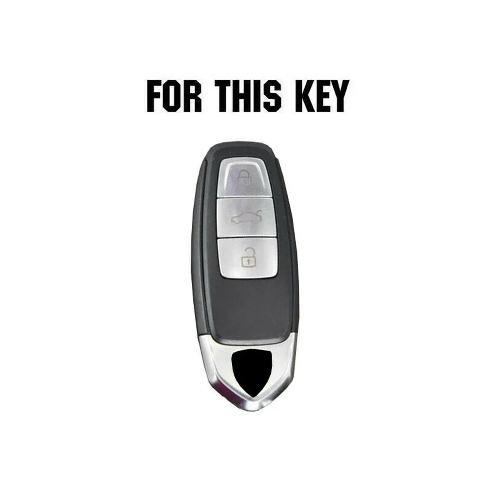 Замшевый Кожаный Автомобильный смарт-чехол для ключа с дистанционным