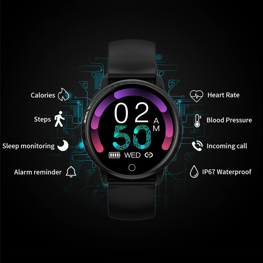 E38 Смарт часы мужчин круглые смарт смартчасы мужские электронные