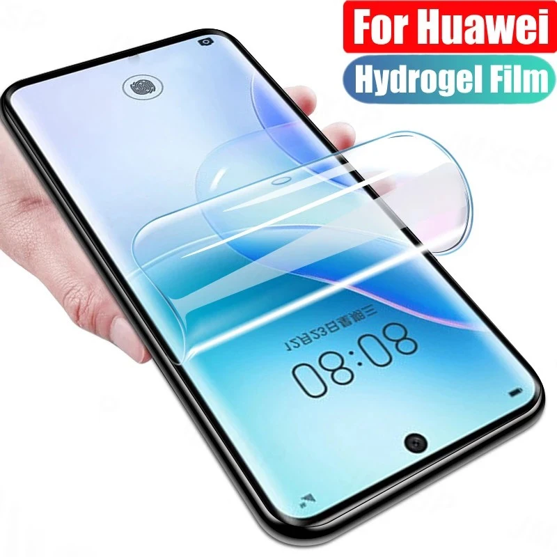 Гидрогелевая пленка для Huawei P30 P40 Lite P20 P Smart 2019 Honor 8X 9X 30 20 10 Защита экрана Mate |