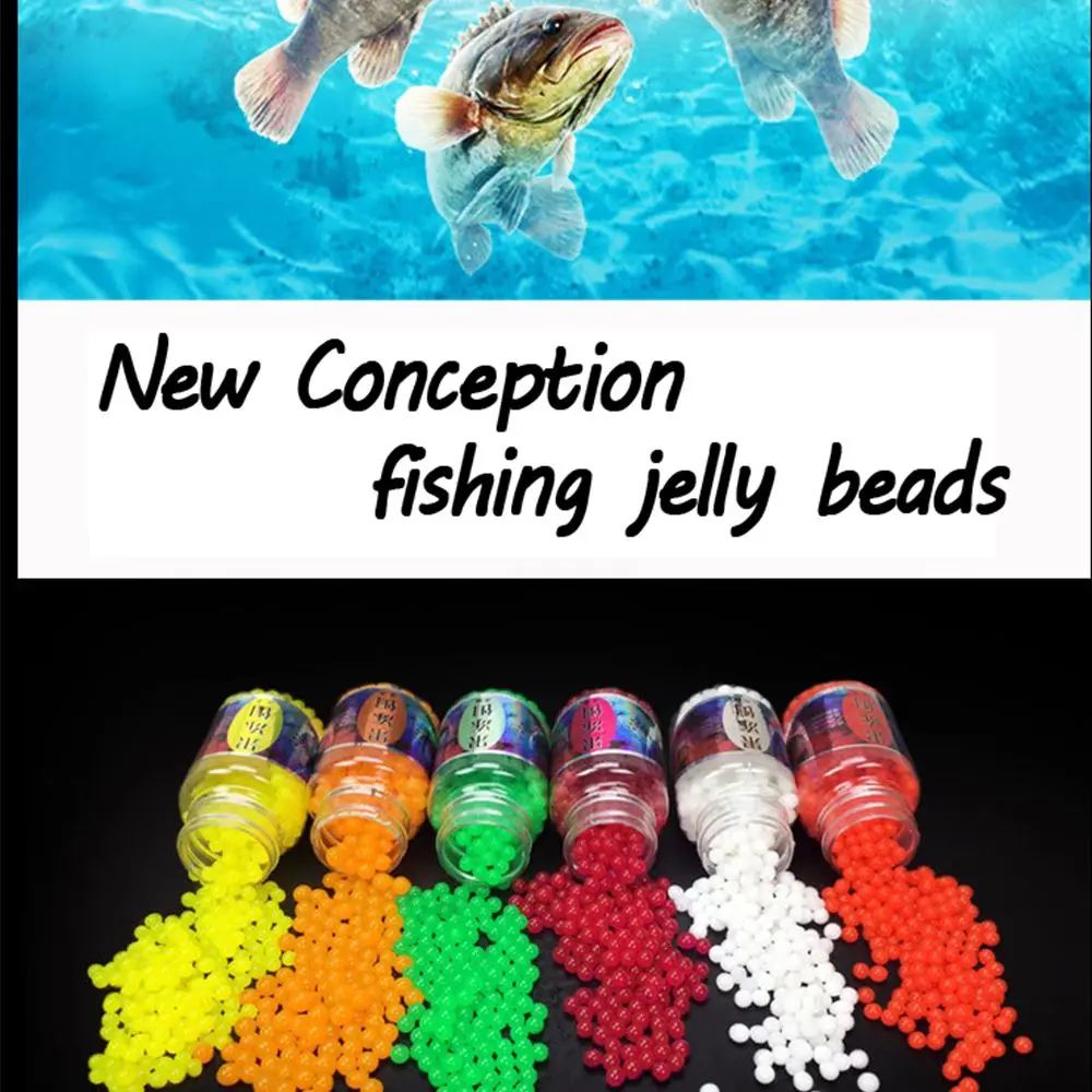 

Fruity Bubble Ball Fishing Tackle With Box Fish food Fishing Jelly Bait Bean Boilies Carp fishing Flavor Beads