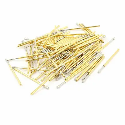 

100 Pieces P100-A2 1.5mm Concave Tip Spring PCB Testing Contact Probes Pin