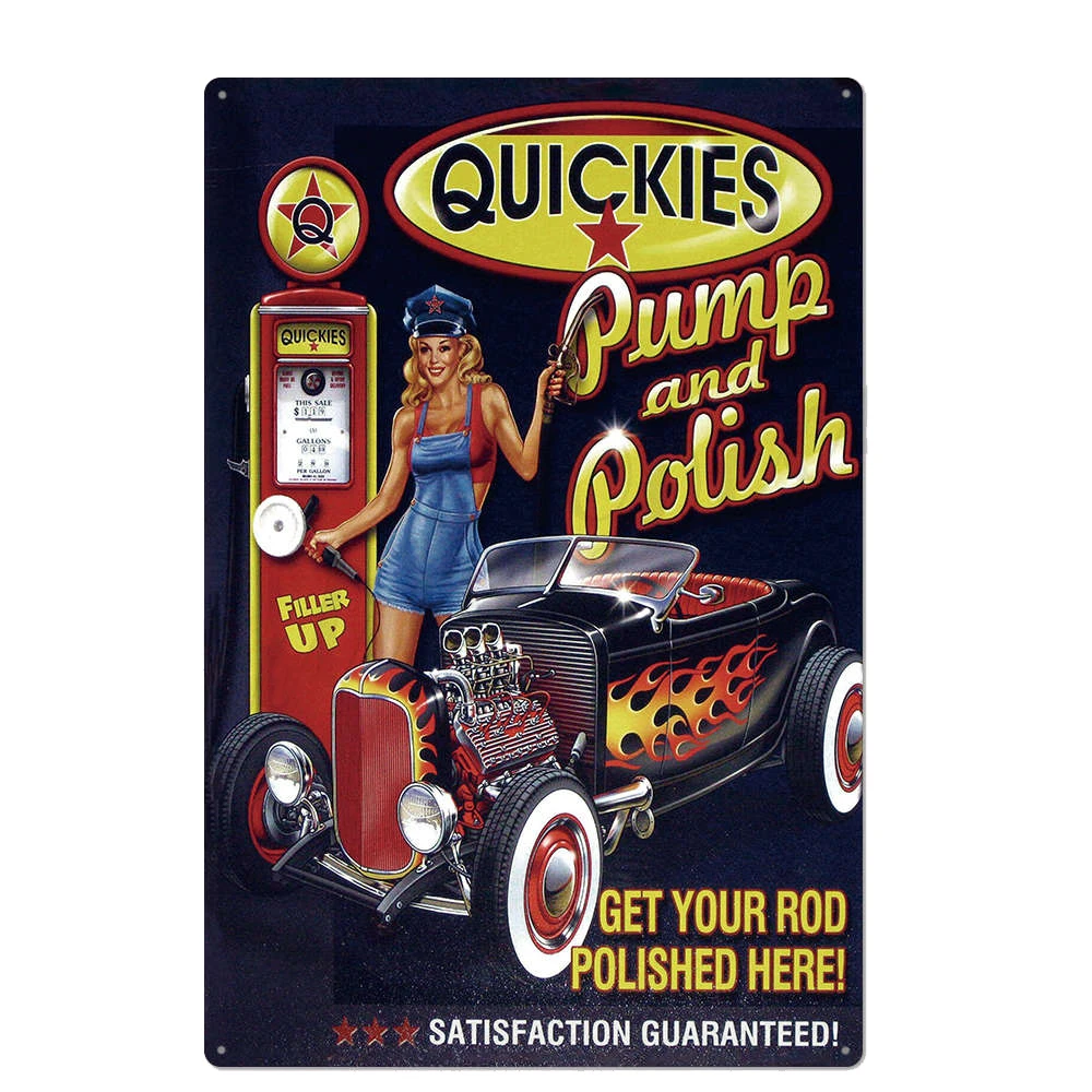 Плакат гаража таблички обслуживание Оловянная табличка знак ремонт стен механик