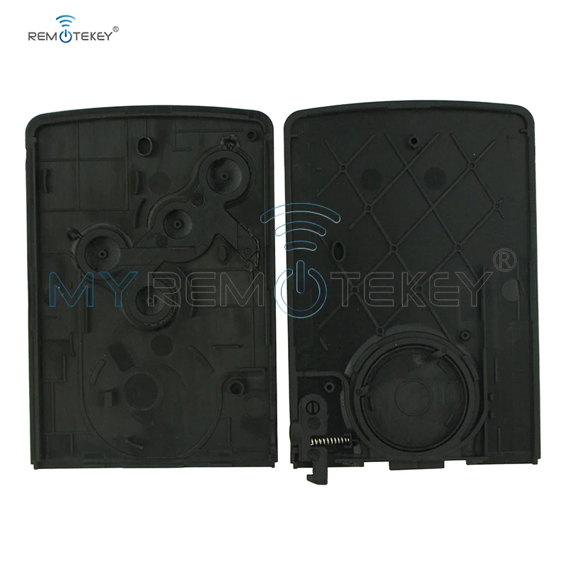 Смарт брелок Remtekey чехол для автомобильного ключа с 4 кнопками черный Renault Megane Koleos 2