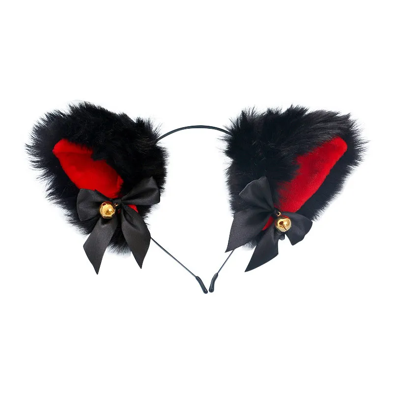 Повязка на голову плюшевая для девочек аксессуар волос Хэллоуин маскарадный