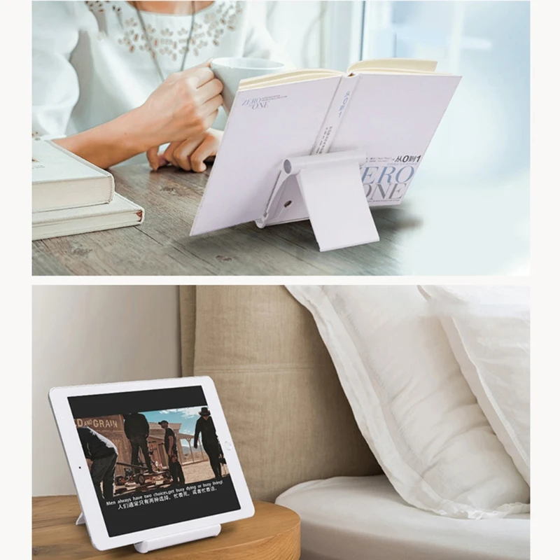 

Foldable Reading Book Holder Bookend Music Score Recipe Shelf Holder Organizer