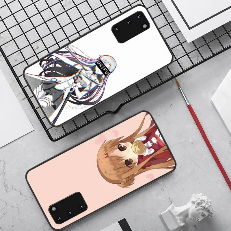 

YNDFCNB Asuna Sword Art Online Phone Case for Samsung S10 21 20 9 8 plus lite S20 UlTRA 7edge