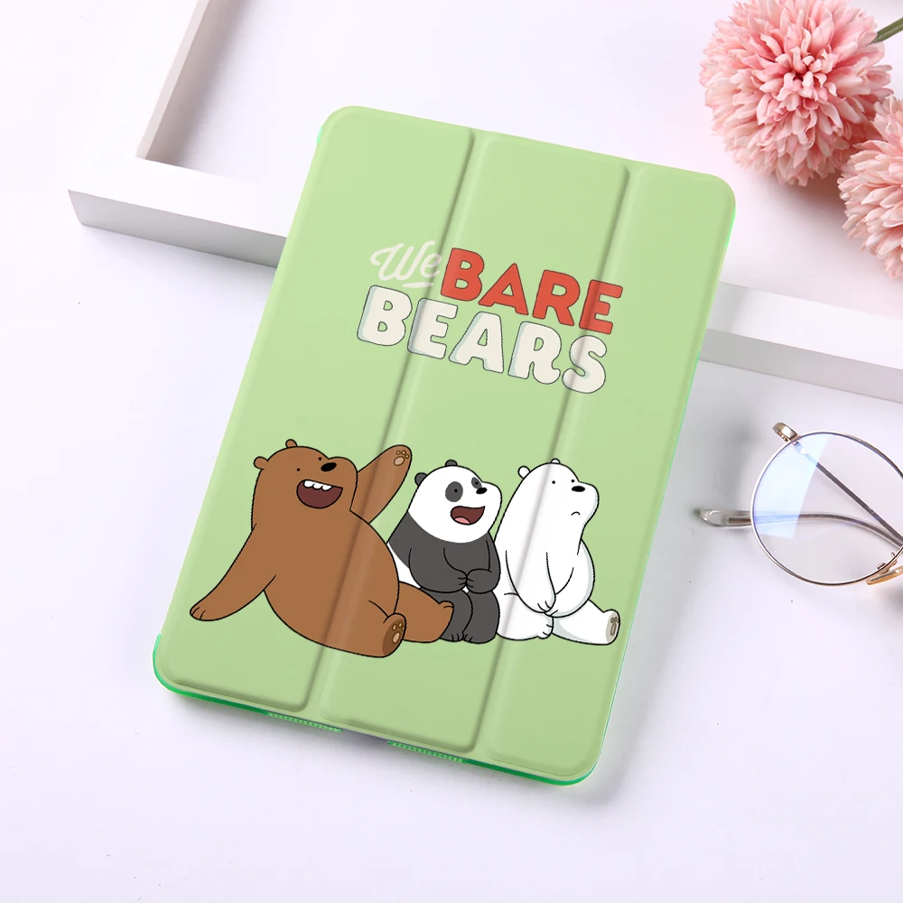 Чехол-книжка с милым медведем и магнитом для Apple iPad 9,", Чехол для iPad Mini 1 2 3 4 из искусственной кожи, планшет, складной чехол-книжка