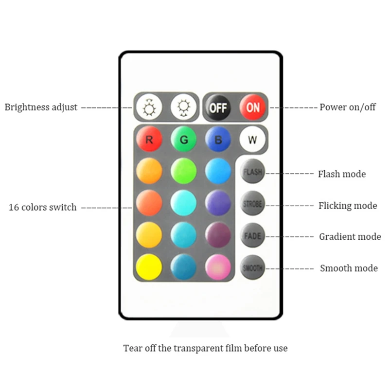 

2021 New 3D Printing Lamp Colorful Change 16 Colors Touch LED Night Light Creative Gift