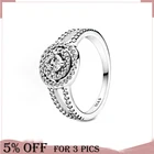 Женское кольцо со сверкающим ореолом, модное Оригинальное ювелирное украшение, подарок на день моды