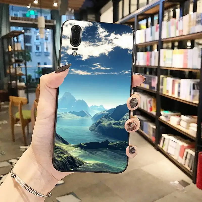 

Phone Case For Huawei honor Mate P 10 20 30 40 Pro 10i 9 10 20 8 x Lite 7A 7C painting cartoon animal flower pattern aesthetics