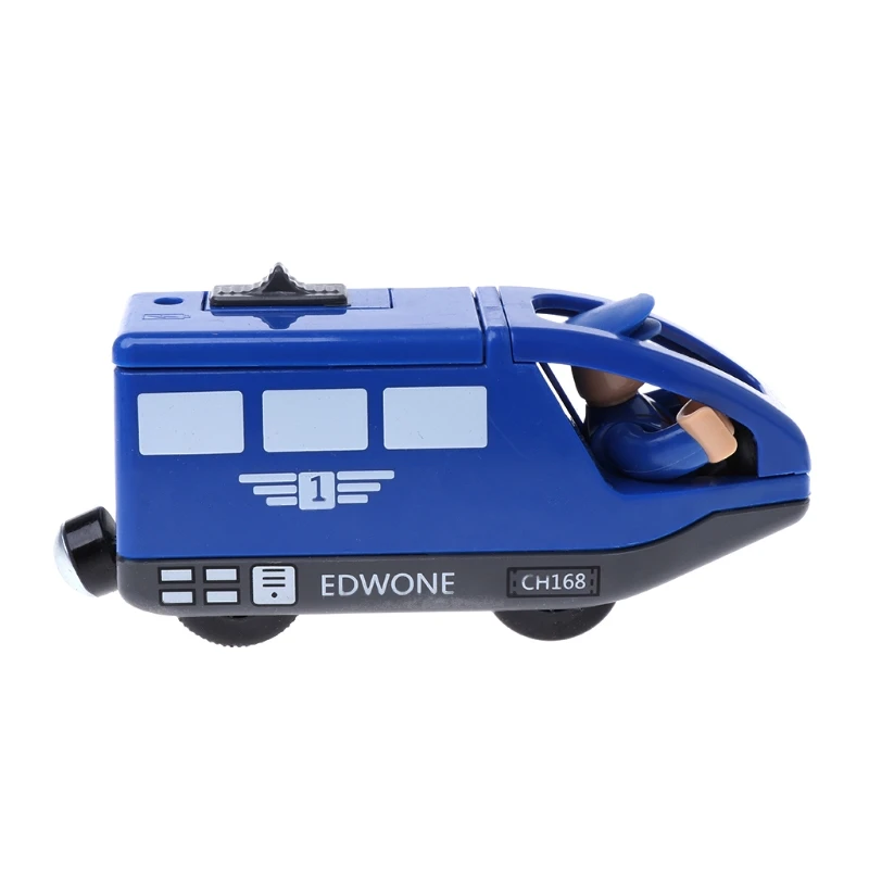 Электронный поезд игрушечный автомобиль магнитный деревянный слот литый под