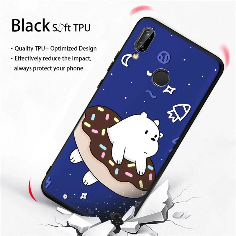 Силиконовый чехол с милой пандой для телефона huawei Mate10 20 Lite Pro P8 P9 P10 P20 Lite P20 P30 Pro P Smart Smart Coque Shell