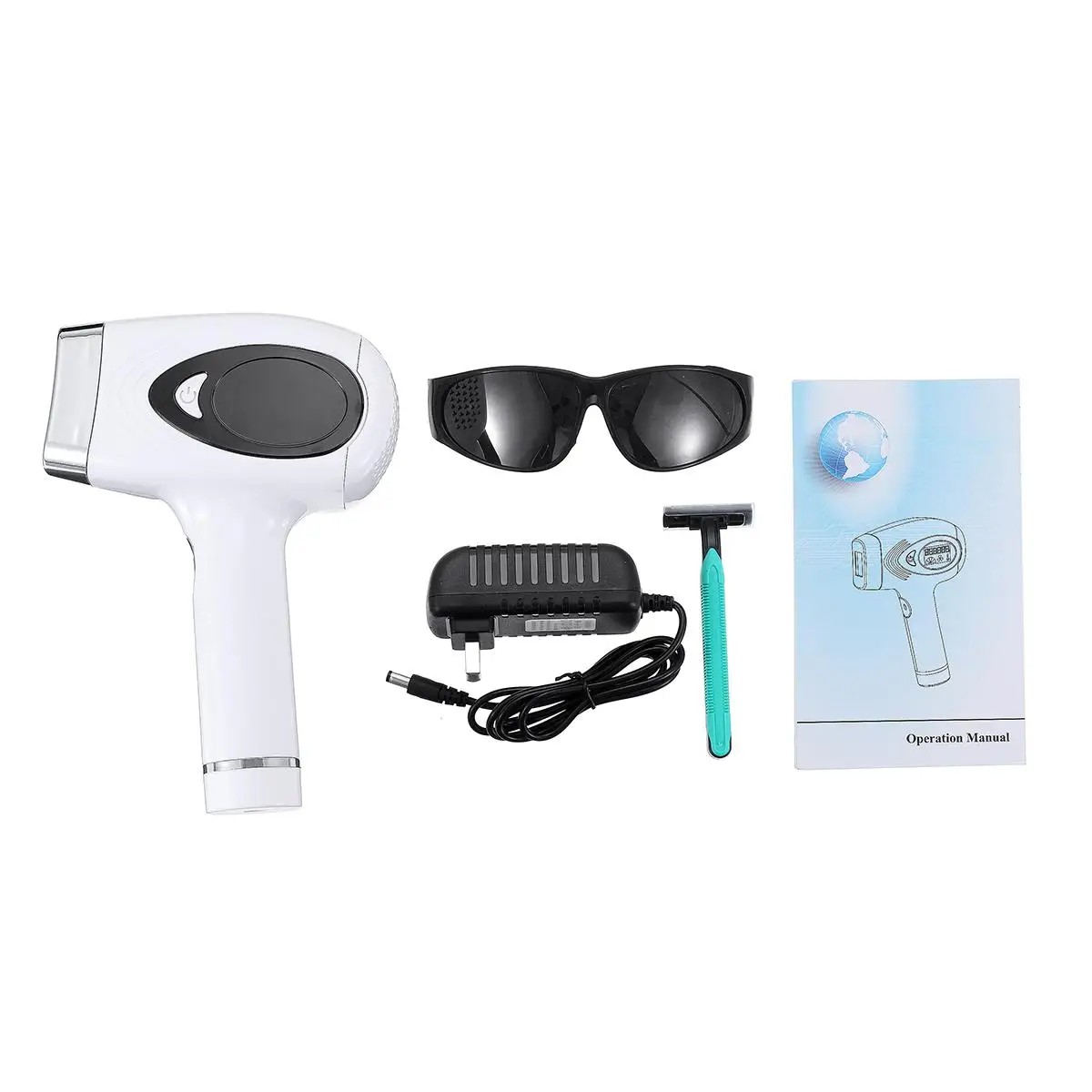 

999999 Flashes Pulsed IPL Laser Hair Removal Device LCD Display Permanent Hair Removal Epilator Armpit Hair Remover machine