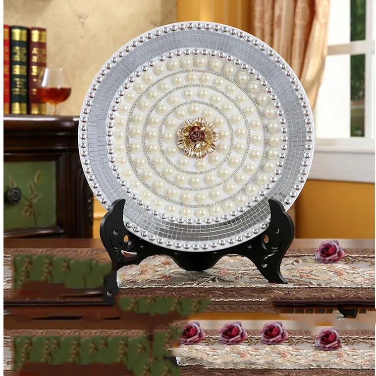 Керамические часы в европейском стиле украшения для дома гостиной стола