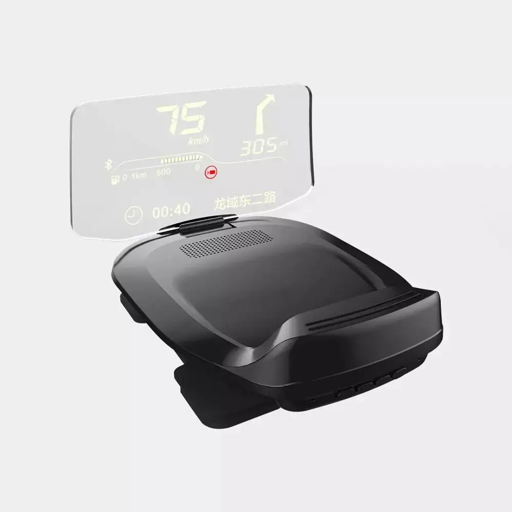 Умный автомобильный HUD проектор Youpin Carrobot с Bluetooth дисплеем GPS навигацией и