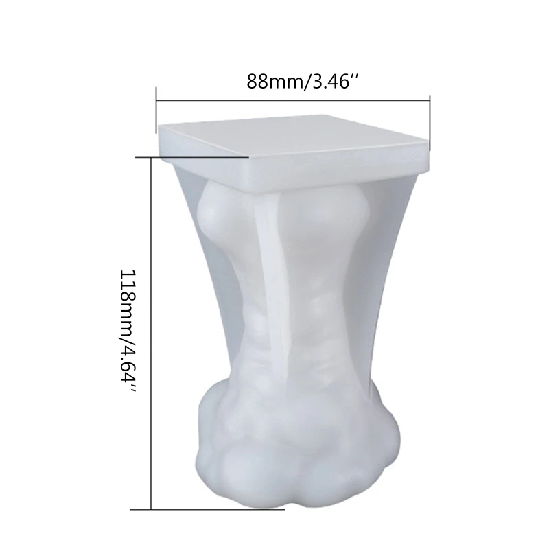 

Форма для мыла ручной работы X7YA из эпоксидной смолы, форма для украшения вулкана, форма для свечи «сделай сам», изготовление мыла в виде свеч...