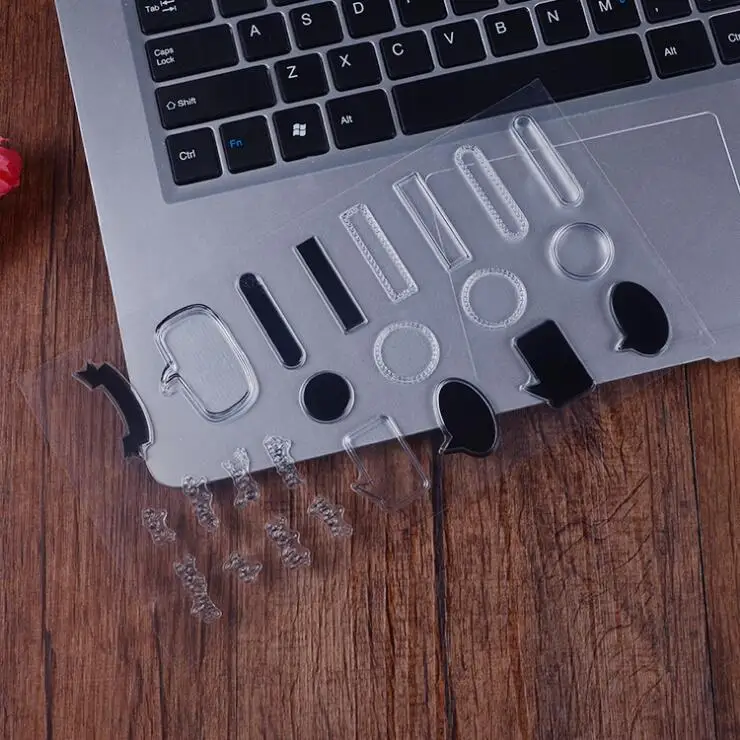 Коробка для этикеток Dialog резиновые силиконовые прозрачные штампы скрапбукинга