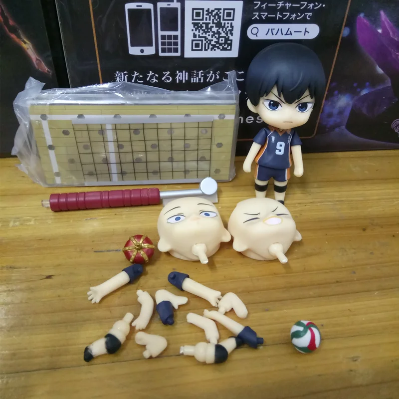 Аниме Haikyuu Kageyama Tobio ПВХ экшн-фигурка Коллекционная модель кукла игрушка 10 см 489 # |