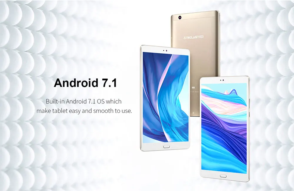 Teclast M8 планшет 8,4 дюймов 2560x1600 четырехъядерный 3 ГБ ОЗУ 32 Гб ПЗУ Wifi 4800 мАч Android 7,1