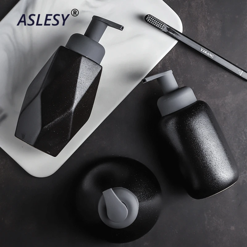 Диспенсер для мыла ванной комнаты керамический диспенсер душа гель розлива