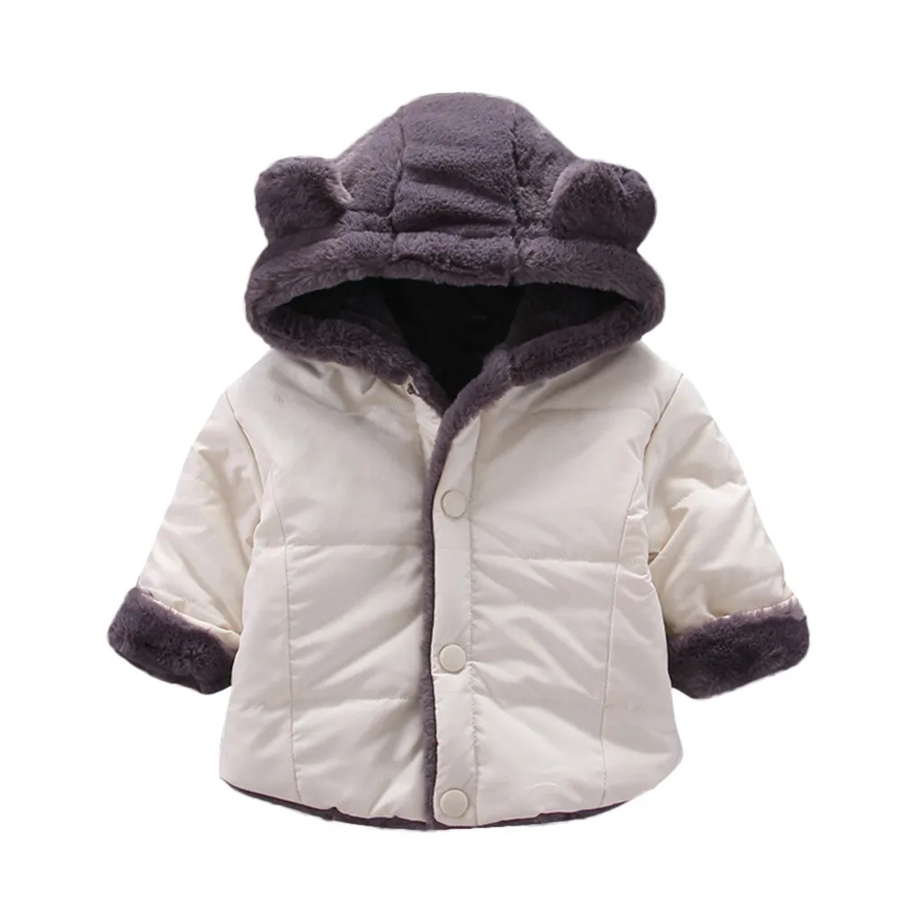 ARLONEET/теплые зимние пальто с капюшоном из плюша и флиса для маленьких мальчиков