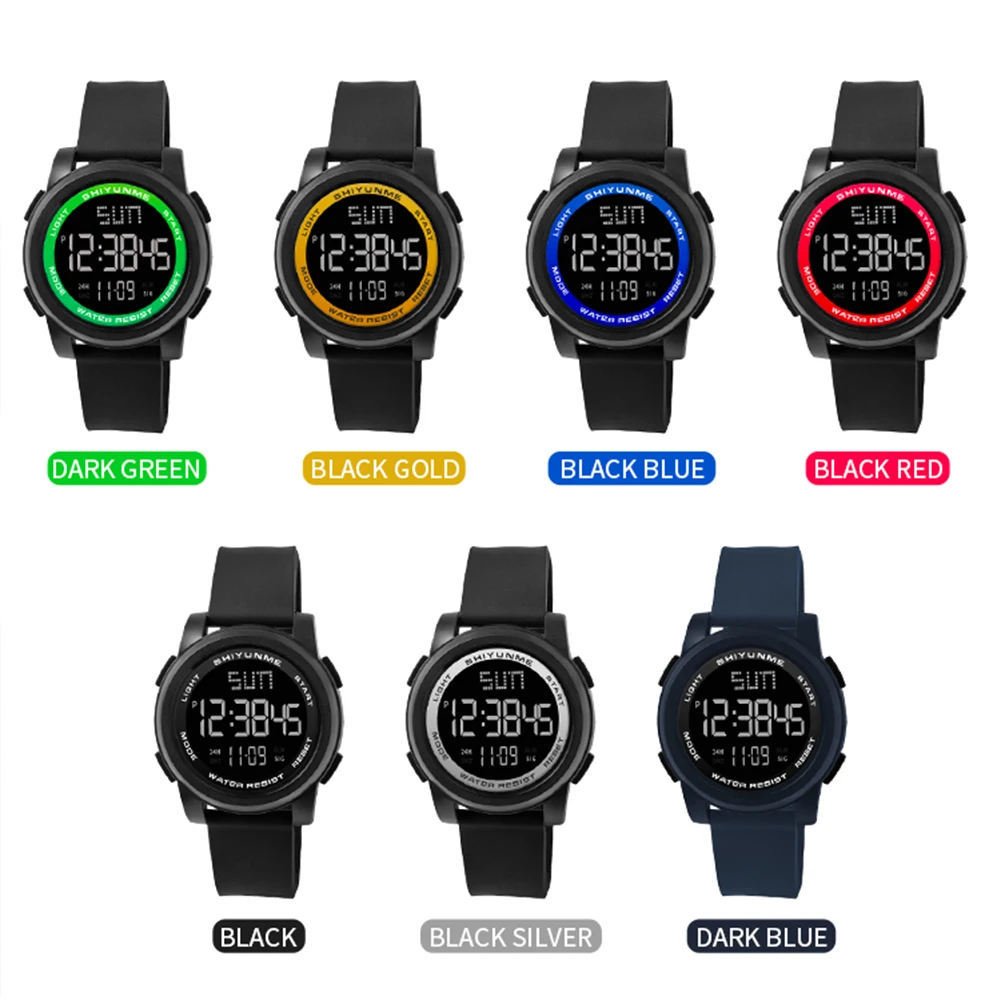 Часы наручные SHIYUNME Мужские Цифровые военные водонепроницаемые спортивные с