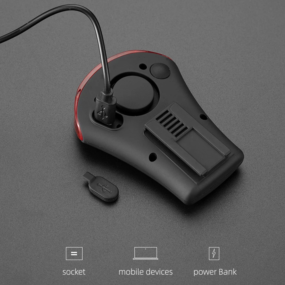 

Lumens Bicycle Rear Light USB Rechargeable Cycling LED Tail Light Waterproof MTB Road Bike Tail Light Bicycle Accessories