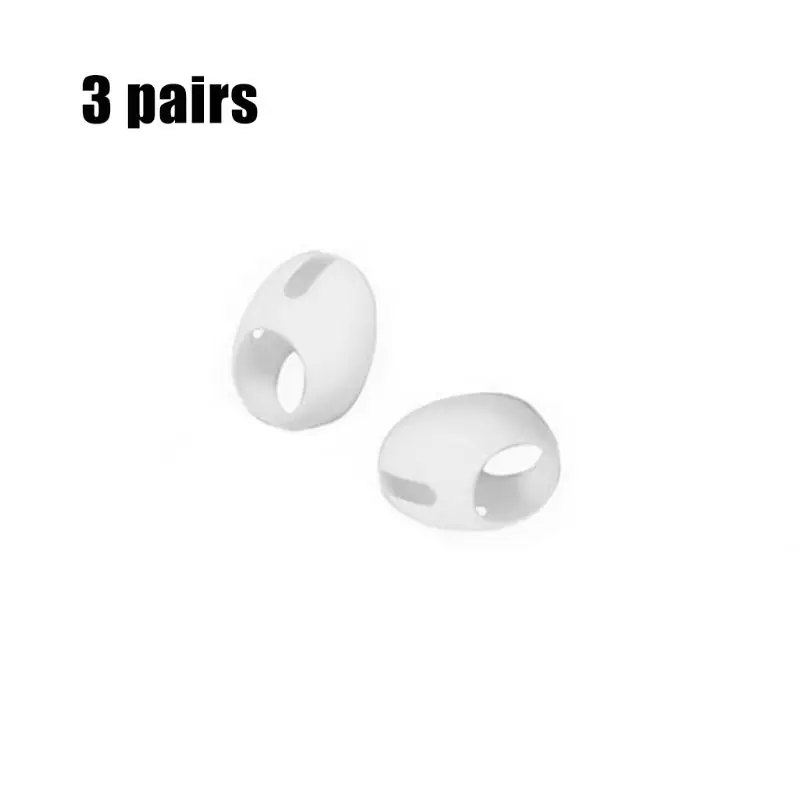 

3Pair Soft Silicone Earbuds Case Headphone Earpods Cover Eartip Ear Wings Hook Cap for Airpods Pro Bluetooth Earphone