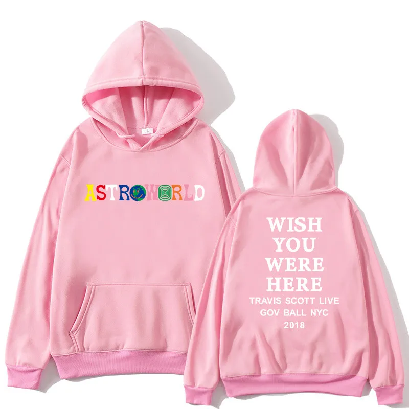 Трэвиса Скотта астромира желаю вам быть здесь толстовки Мода Письмо астромир