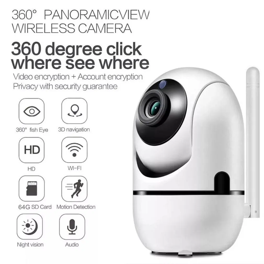 1080P HD умная iP-камера облачная беспроводная наружная Автоматическая камера