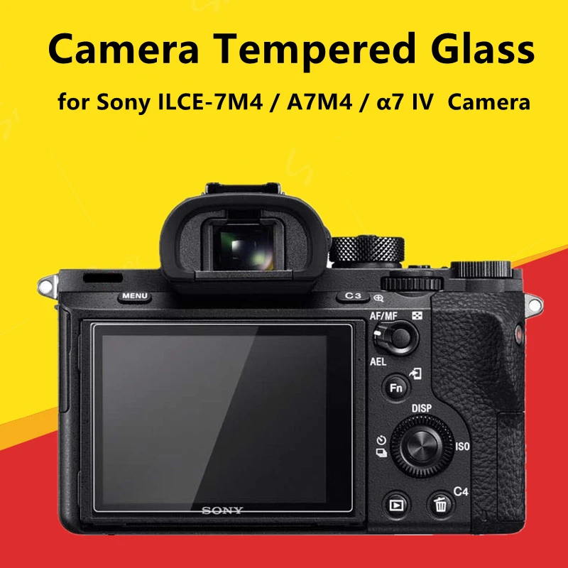 

A74 A7IV Camera Original 9H Camera Tempered Glass LCD Screen Protector for Sony ILCE-7M4 / A7M4 / α7 IV Camera