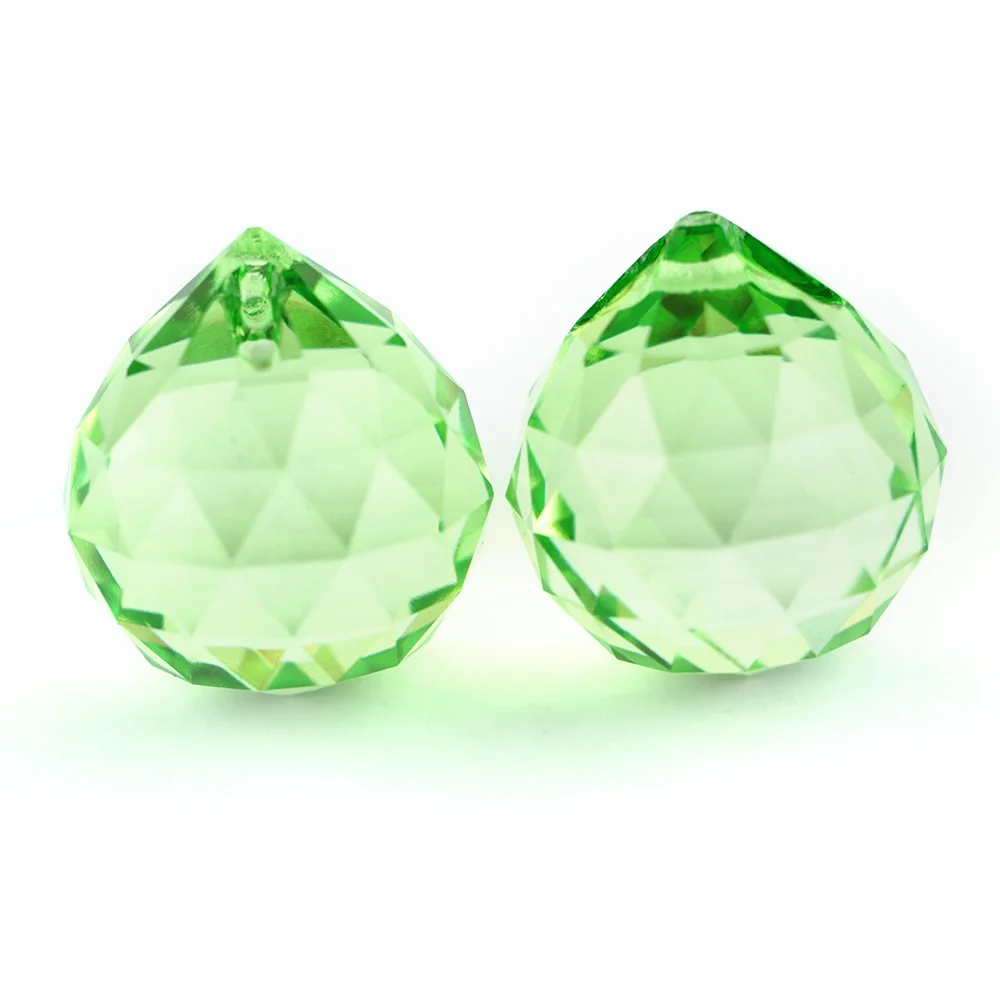 30 мм Светло-Зеленый горячая распродажа Качество Хрустальная люстра граненый