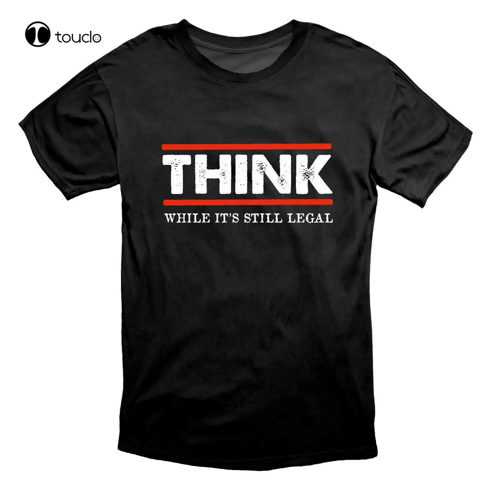 

Think While It'S Still Legal Anti Social Engineering T Shirt Black Tee Shirt Custom aldult Teen unisex fashion funny new unisex