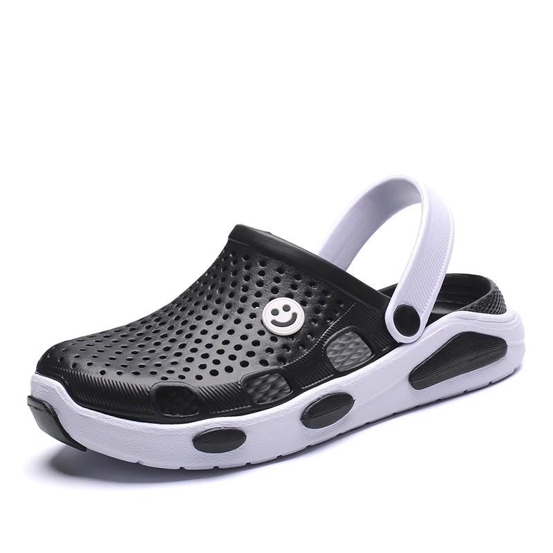 Мюли Мужские дышащие сандалии повседневная обувь клоги повседневные