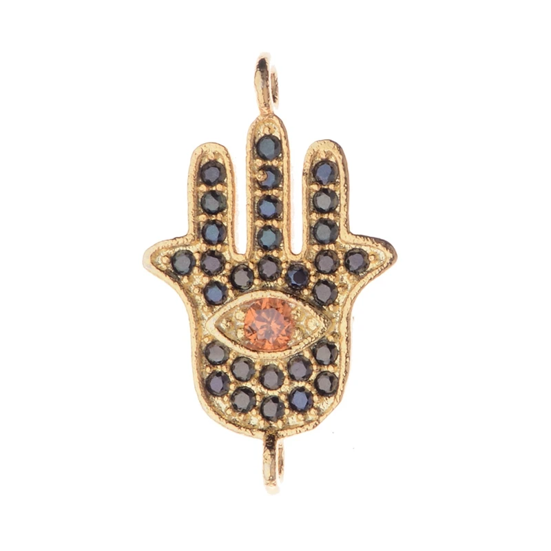 Очаровательные бусины OIQUEI с микрозакрепкой из черного циркония аксессуары для