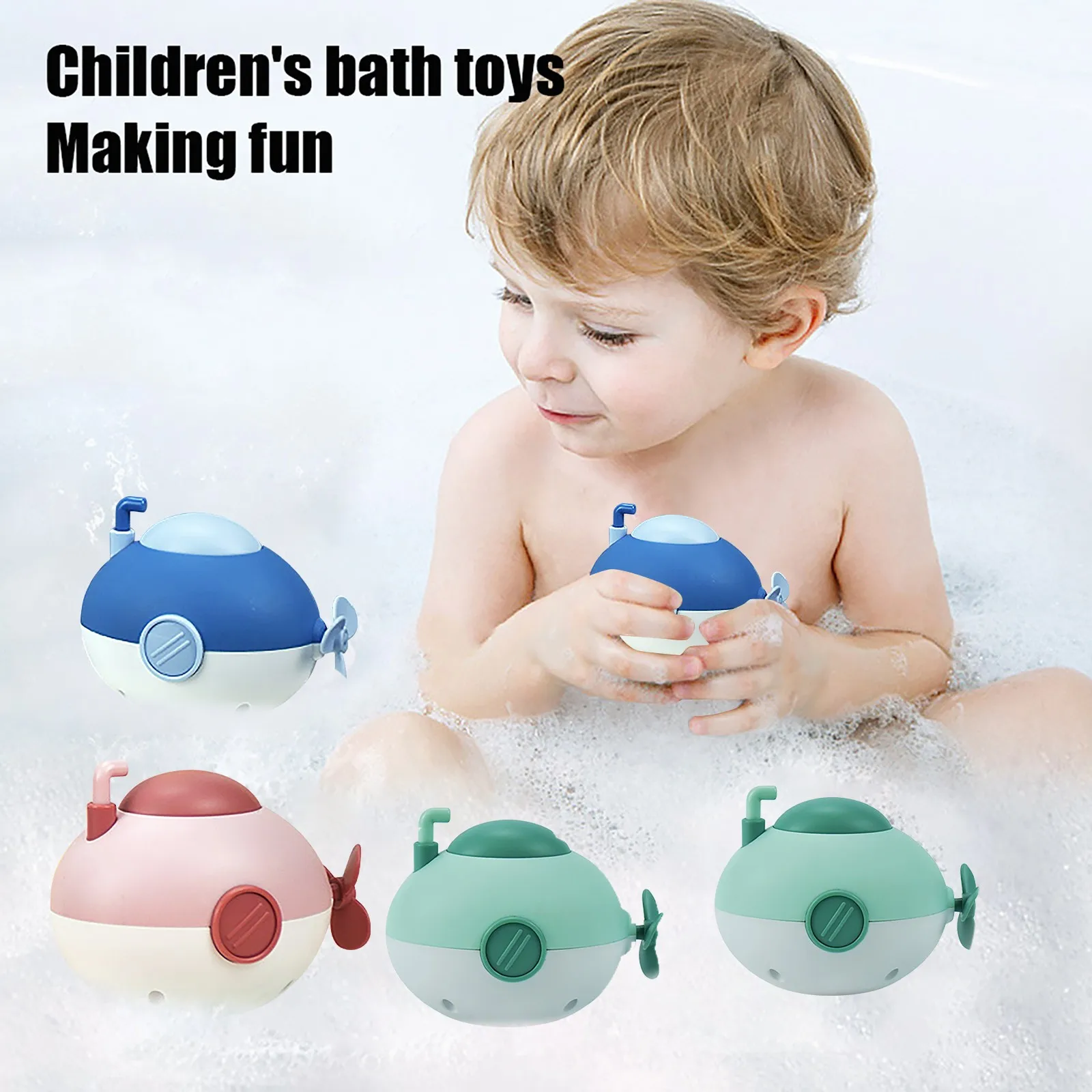 

Для детской ванны, Плавание Подводная лодка бассейн игрушка симпатичные заводные Краб животных Игрушки для ванной детские развивающие игр...