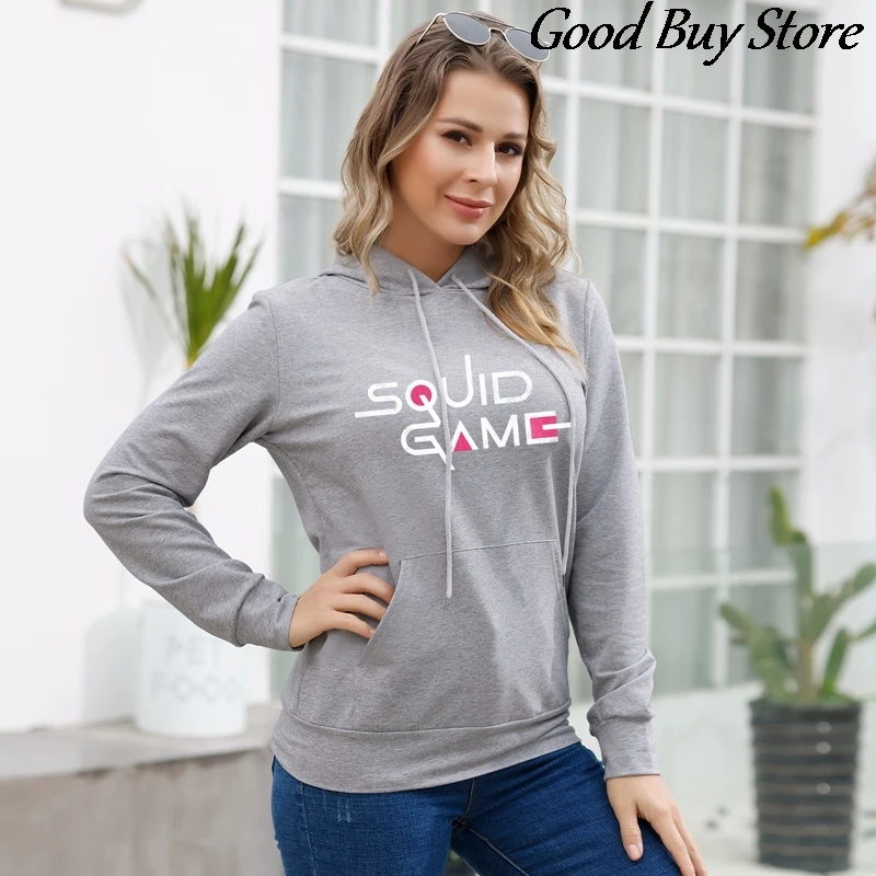 

Squid Game Men Women Pullovers Korean Version Hoodies Clothes Cosplay Costume Winter Autumn Warm Hoodie Long Sleeve Clothing